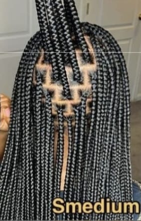 Small Medium Box Braids